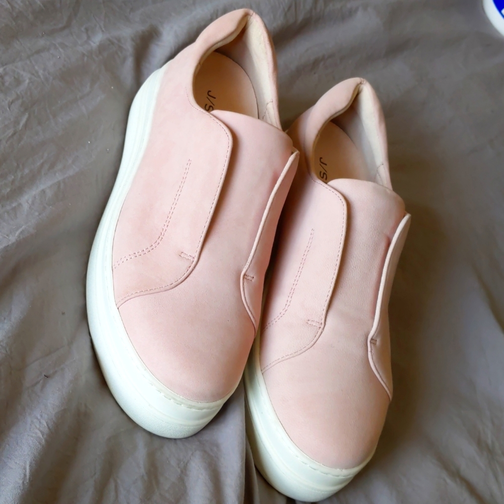 J/SLIDES Light Pink Sneaker Sz 9